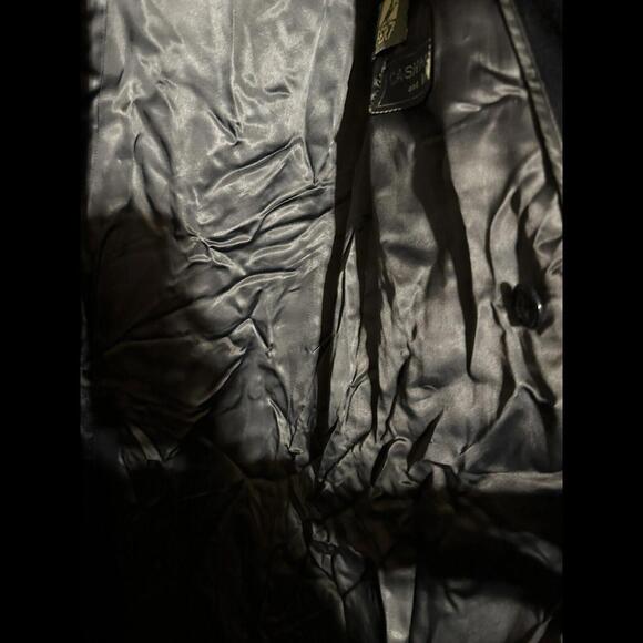 FER7  Wool Cashmere Mens Peacoat Sz 52 Blue - Picture 6 of 13